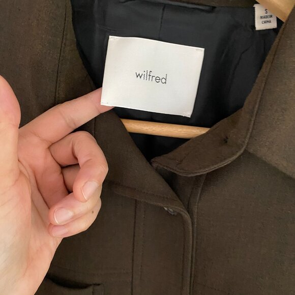 Wilfred Little Cropped Jacket in Mocha Brown - Picture 9 of 15